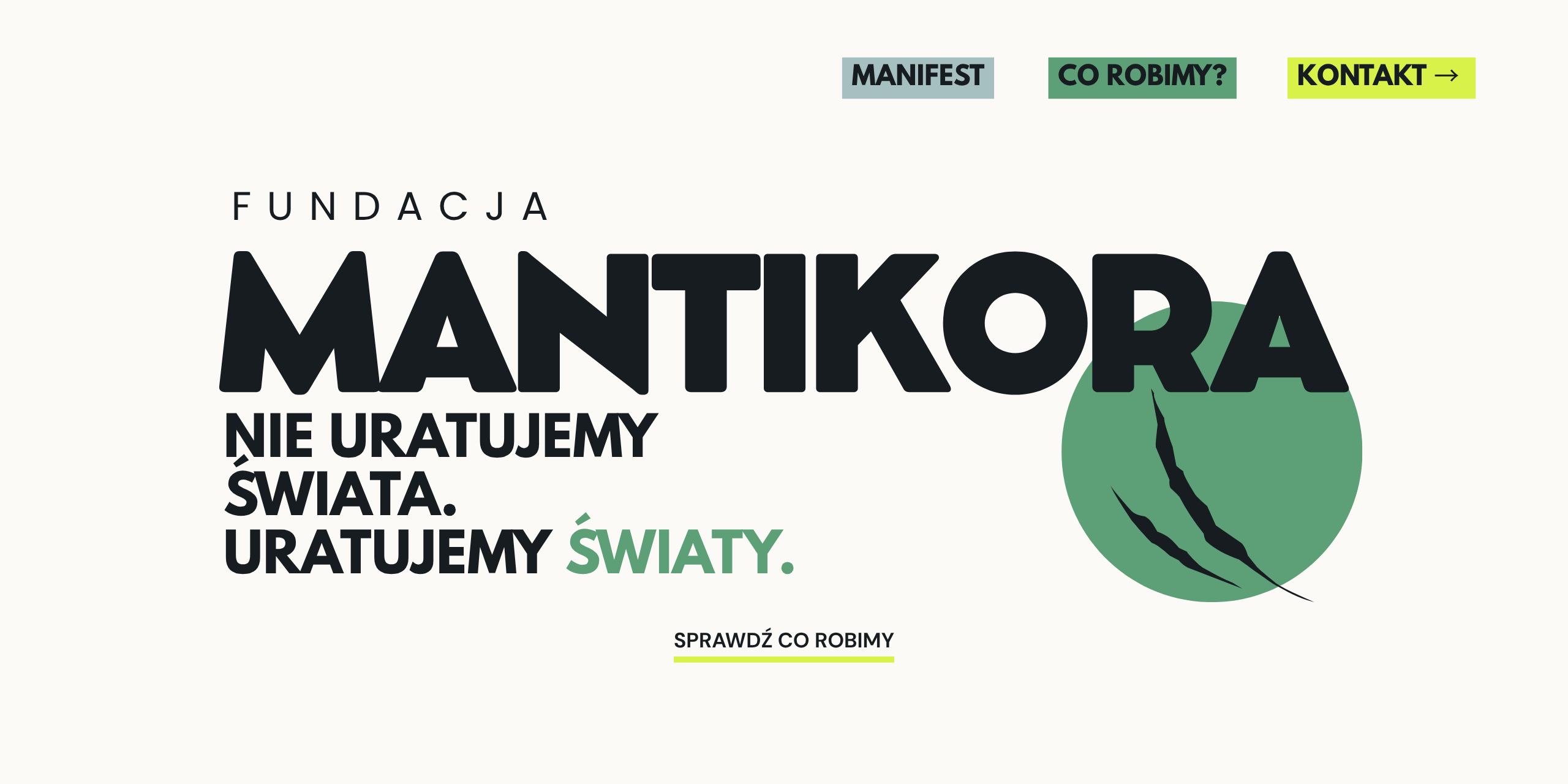 Fundacja Mantikora – nie uratujemy świata, uratujemy światy.